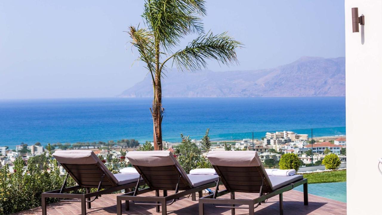 Villa Emilia I Luxury, Amazing Seaview, Next To The Town Κίσσαμος Εξωτερικό φωτογραφία