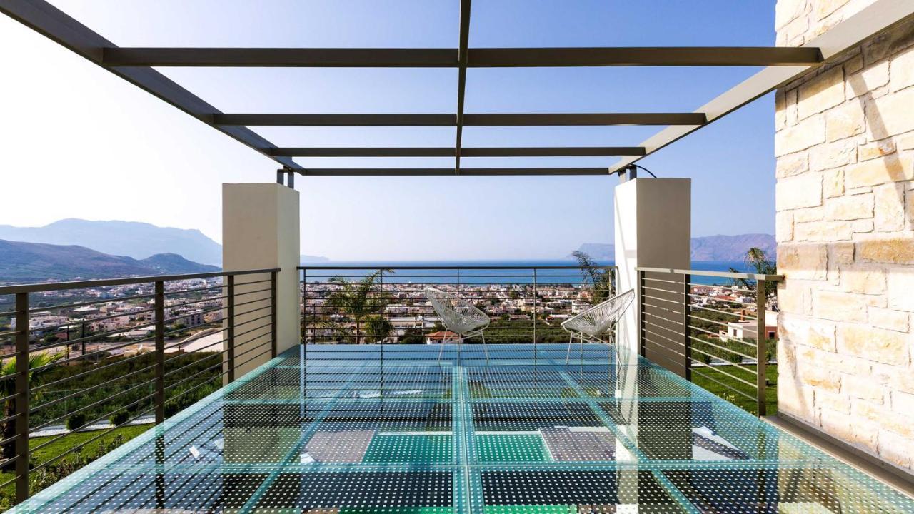 Villa Emilia I Luxury, Amazing Seaview, Next To The Town Κίσσαμος Εξωτερικό φωτογραφία